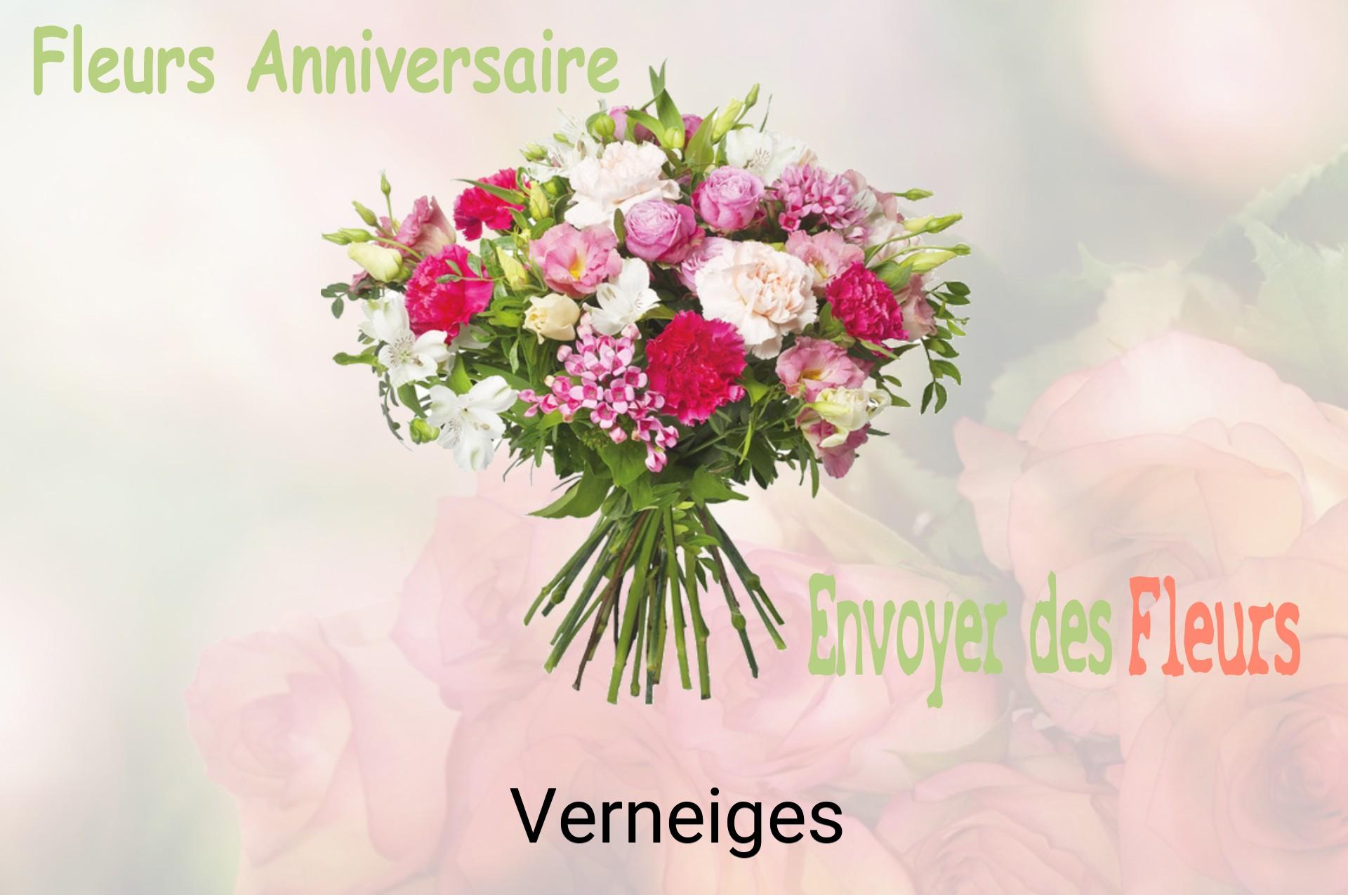 Bouquet de fleurs d’anniversaire livré à Verneiges